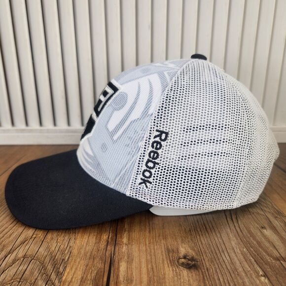 Reebok LA Kings NHL Center Ice Snapback Trucker Hat Cap Black White Hockey 2014 - Picture 6 of 11